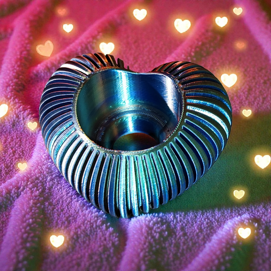 Modern heart-shaped tealight holder – stylish decoration for LED tealights