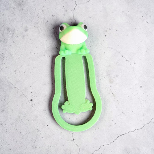Nachtleuchtendes 3D-Lesezeichen Frosch