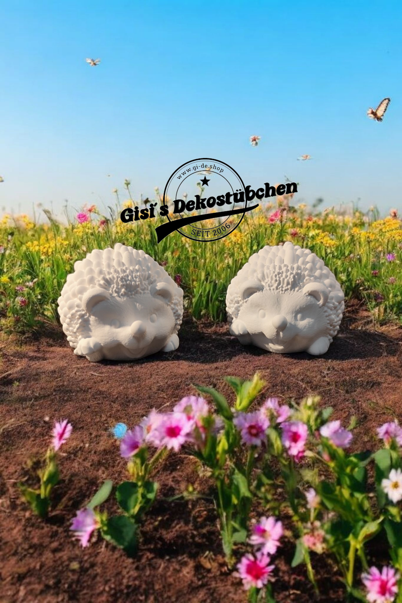 Cute ceramic hedgehog 