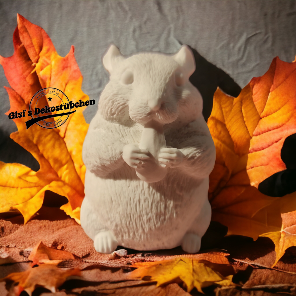 Cute ceramic hamster