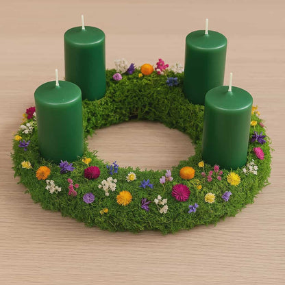 Design your own Advent wreath – Individual Christmas wreath in your desired colors and decoration