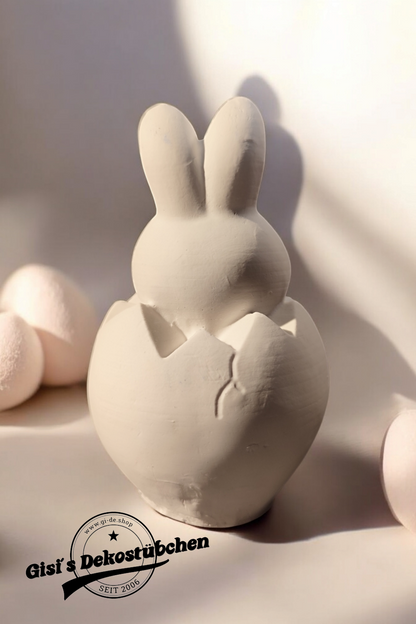 Easter decoration, Easter, bunny from the egg "Happy