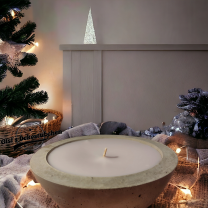 Outdoor concrete candle Hestia – diameter 24cm 