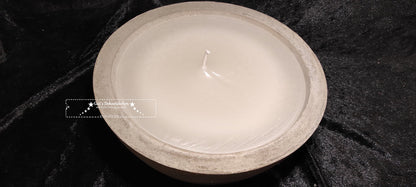 Outdoor concrete candle Hestia – diameter 24cm 