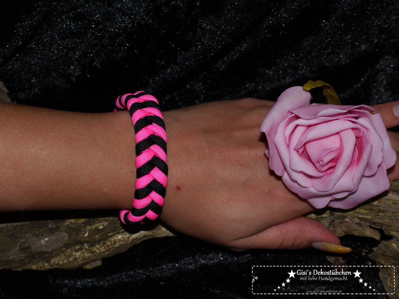 Paracord Bracelet Two-tone Custom Colors