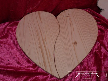 Partner board, shared heart for lovers