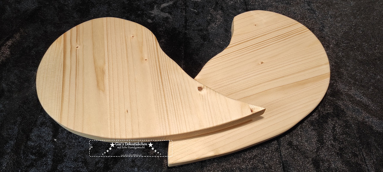 Partner board, shared heart for lovers