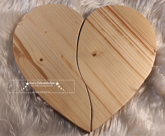 Partner board, shared heart for lovers