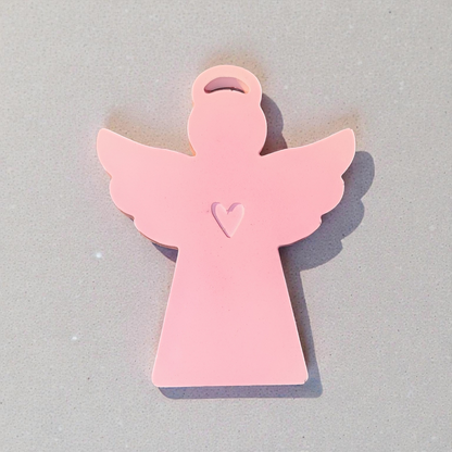 Pastel-colored ceramic angels – charming decorative angels in delicate colors
