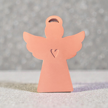Pastel-colored ceramic angels – charming decorative angels in delicate colors