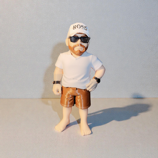 Personalized comic figure from photo – 3D printed mini figure approx. 15 cm – Unique gift