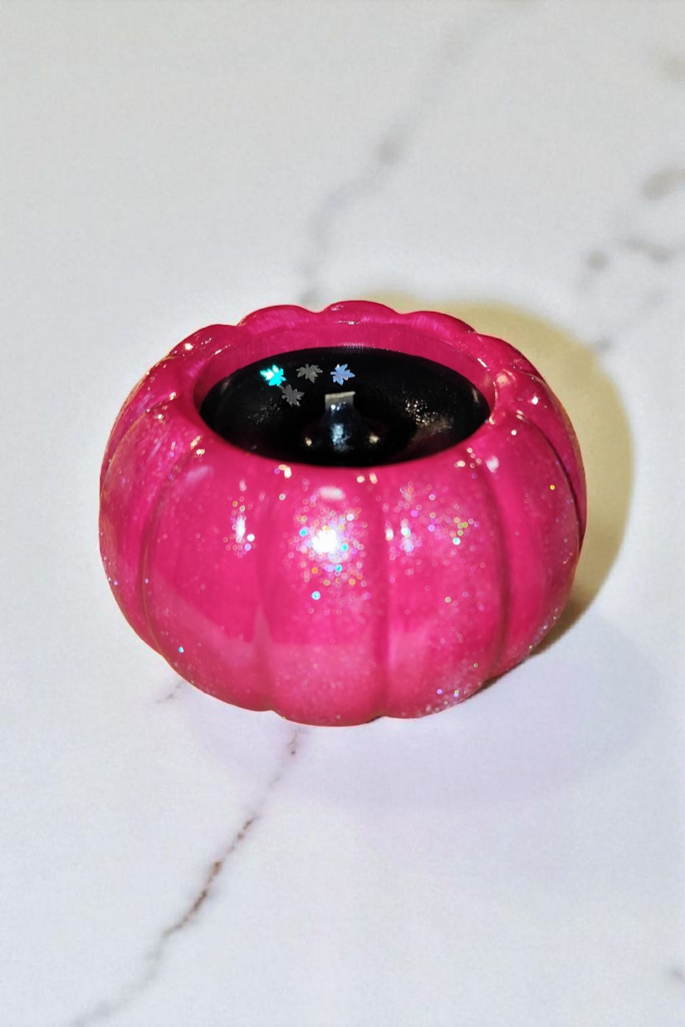 Personalized pumpkin candle – Handmade ceramic with desired color &amp; fragrance – individual