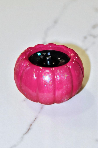 Personalized pumpkin candle – Handmade ceramic with desired color &amp; fragrance – individual