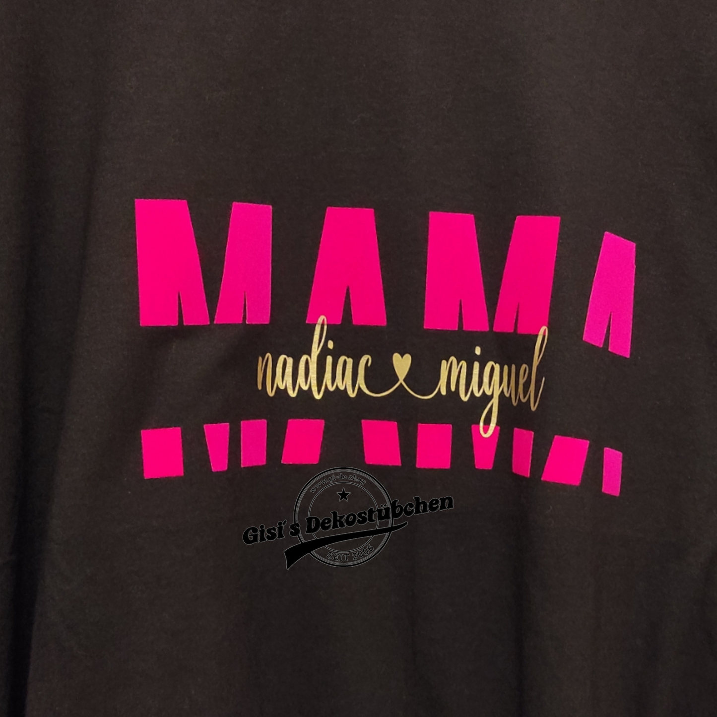 Mom T-shirt with children's names - gift