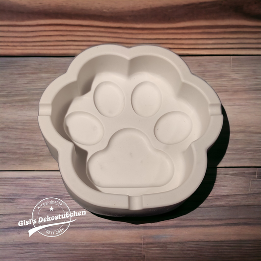 Paw print ashtray