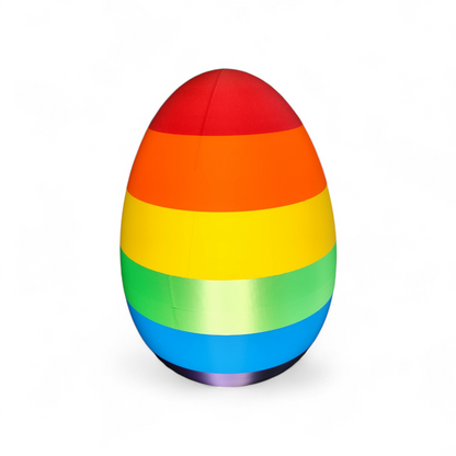 Rainbow egg with screw cap – 3D Easter egg for filling – Easter decoration