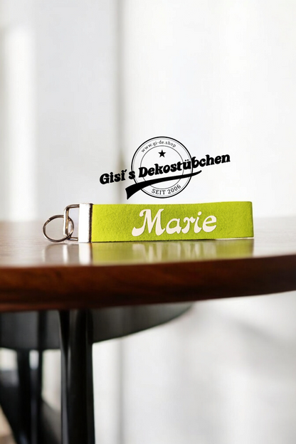 Felt keychains, customizable