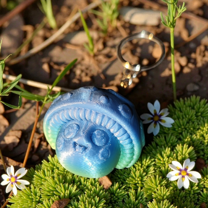 Fly agaric keychain