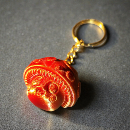 Fly agaric keychain