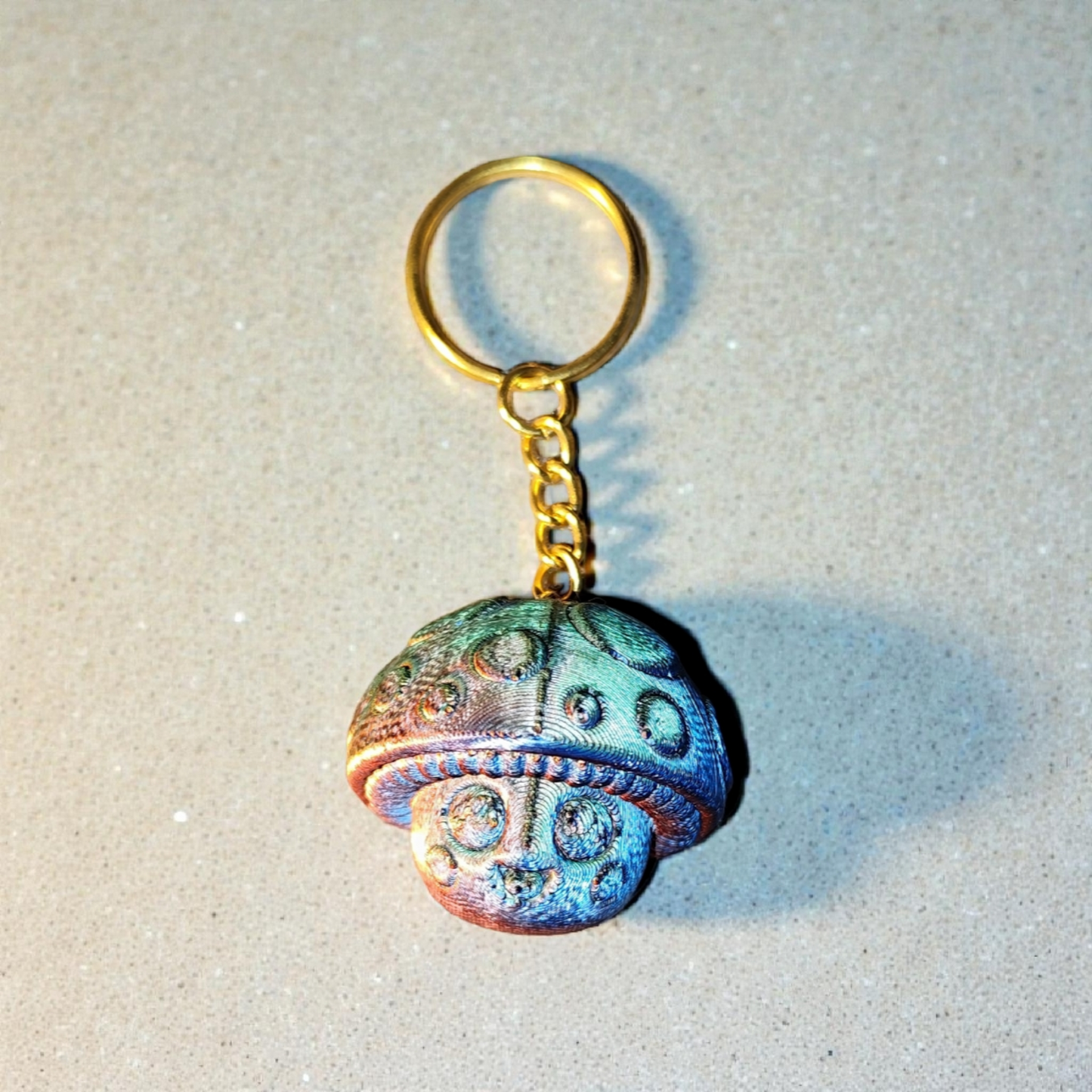 Fly agaric keychain