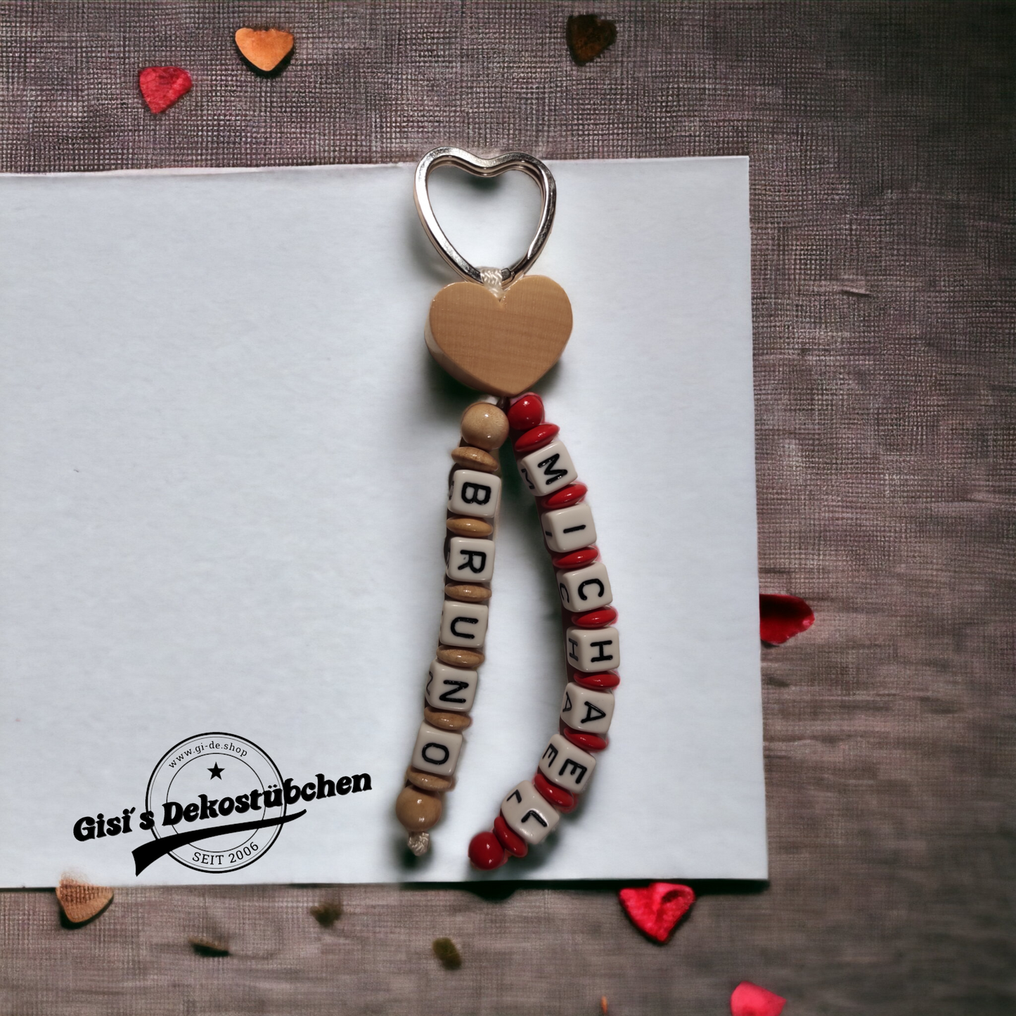 Keyring keychain with name 