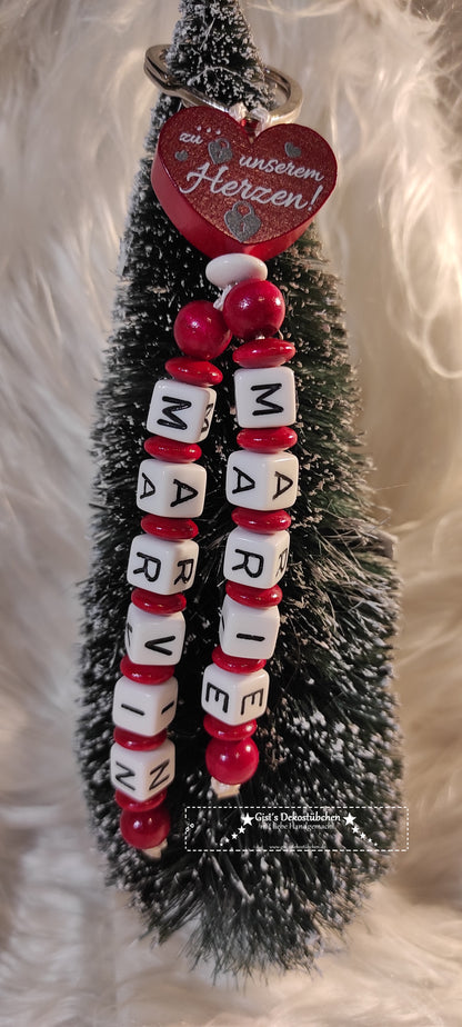 Keyring keychain with name 