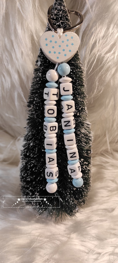 Keyring keychain with name 