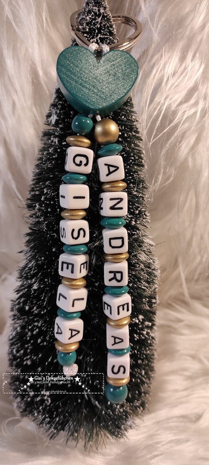 Keyring keychain with name 