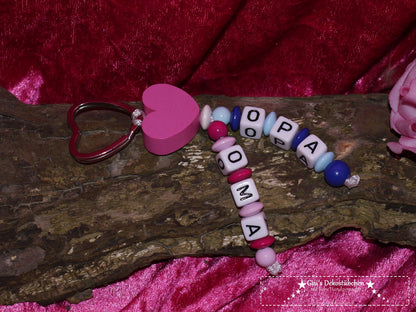 Keyring keychain with name 