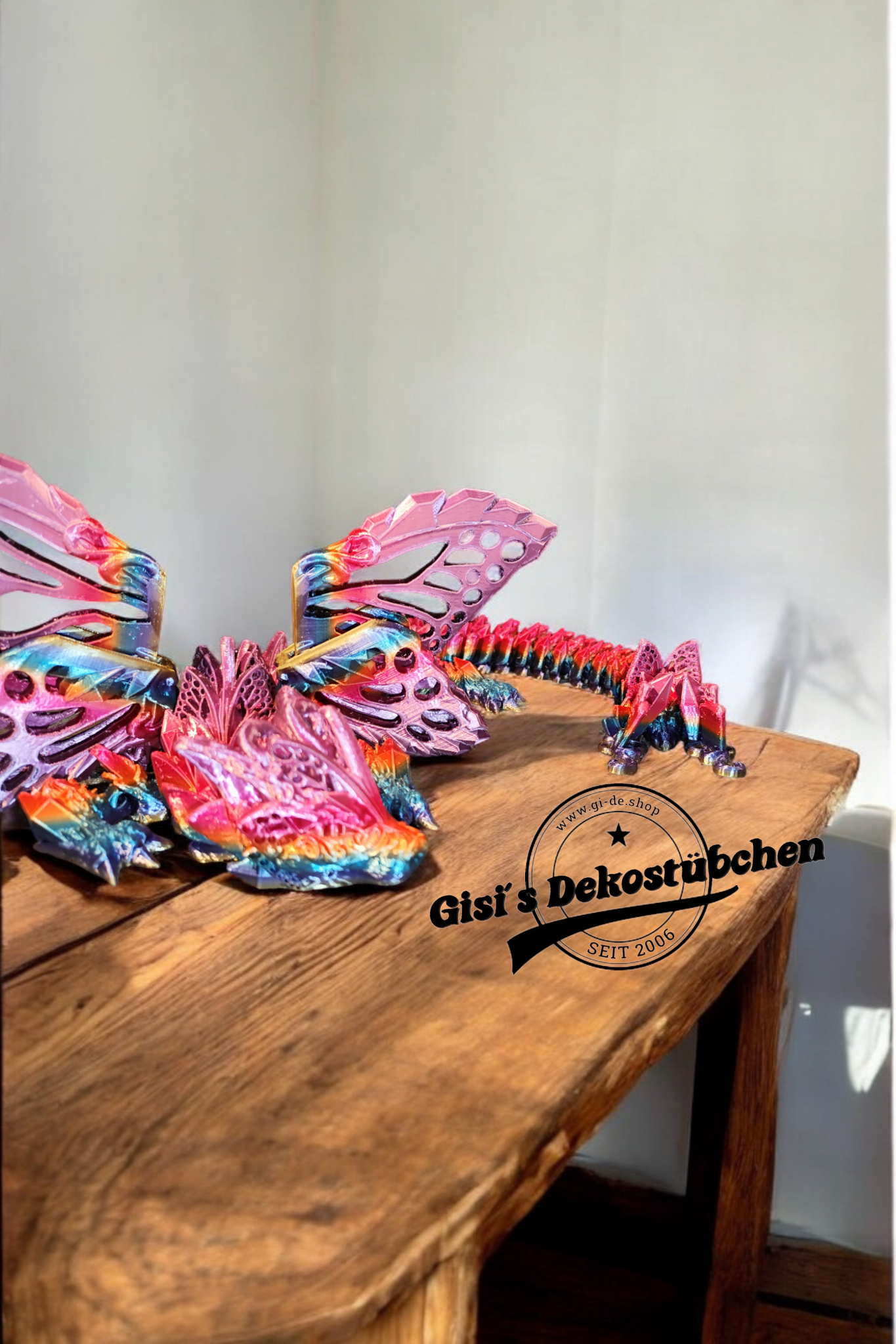 Butterfly Wolf Kite 3D Print Flexi