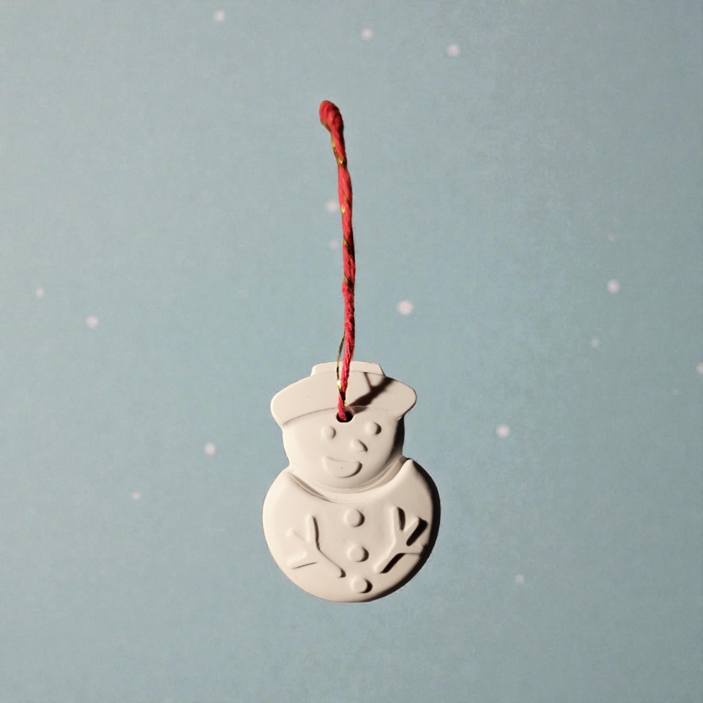 Snowman, ceramic Christmas decorations, Christmas tree ornaments, home decor