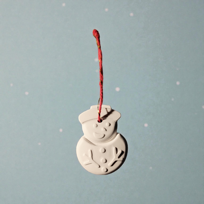 Snowman, ceramic Christmas decorations, Christmas tree ornaments, home decor