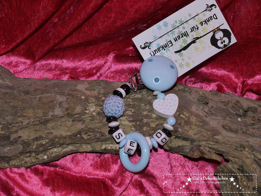 Pacifier chain for boys