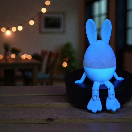 Chocolate egg bunny holder – a sweet surprise to sit on &amp; give as a gift