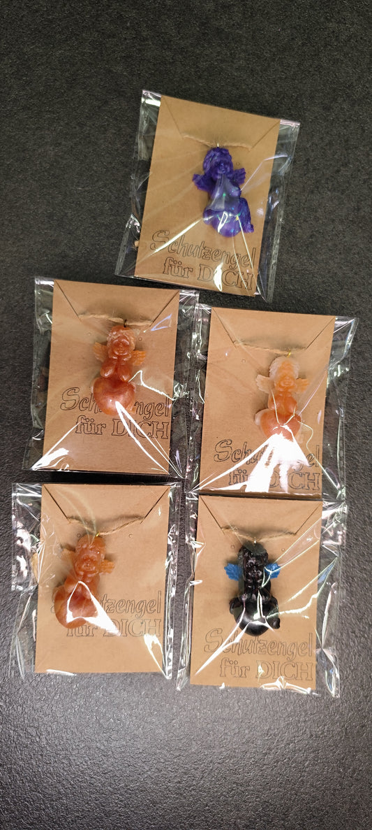 Schutzengel Harz handgefertigt - Epoxidharz Engel 4cm Geschenk Mitbringsel