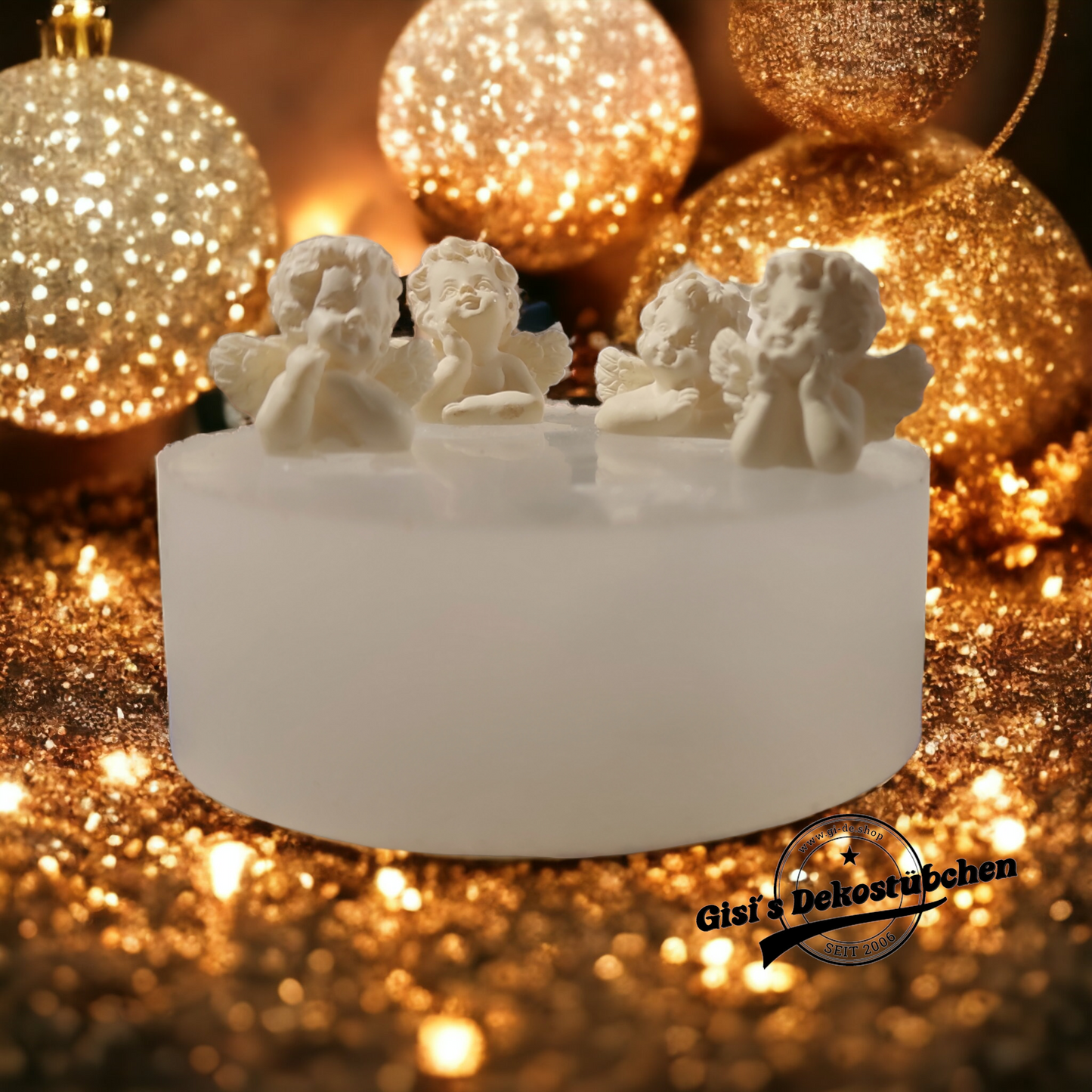 Silicone mold 4 mini angel concrete mold 