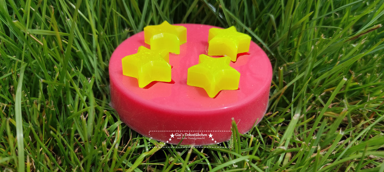 Silikonform Sterne Resin Kunst Harz Form