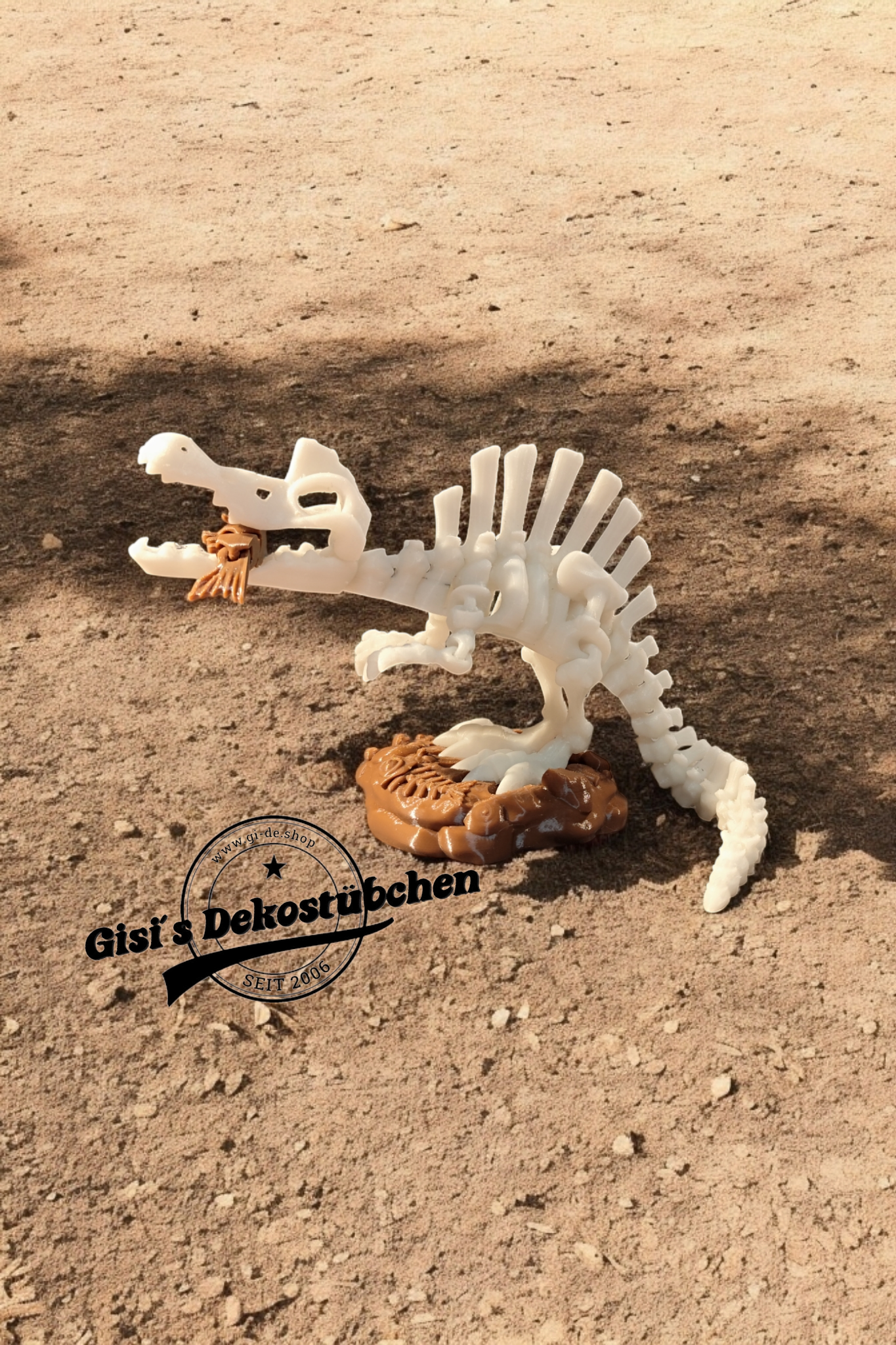 Skeleton Spinosaurus - 3D Printed Articulated Dinosaur Figure | Posable Prehistoric
