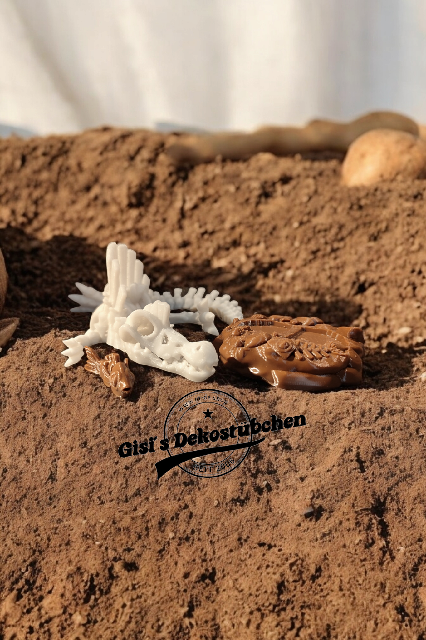 Skeleton Spinosaurus - 3D Printed Articulated Dinosaur Figure | Posable Prehistoric