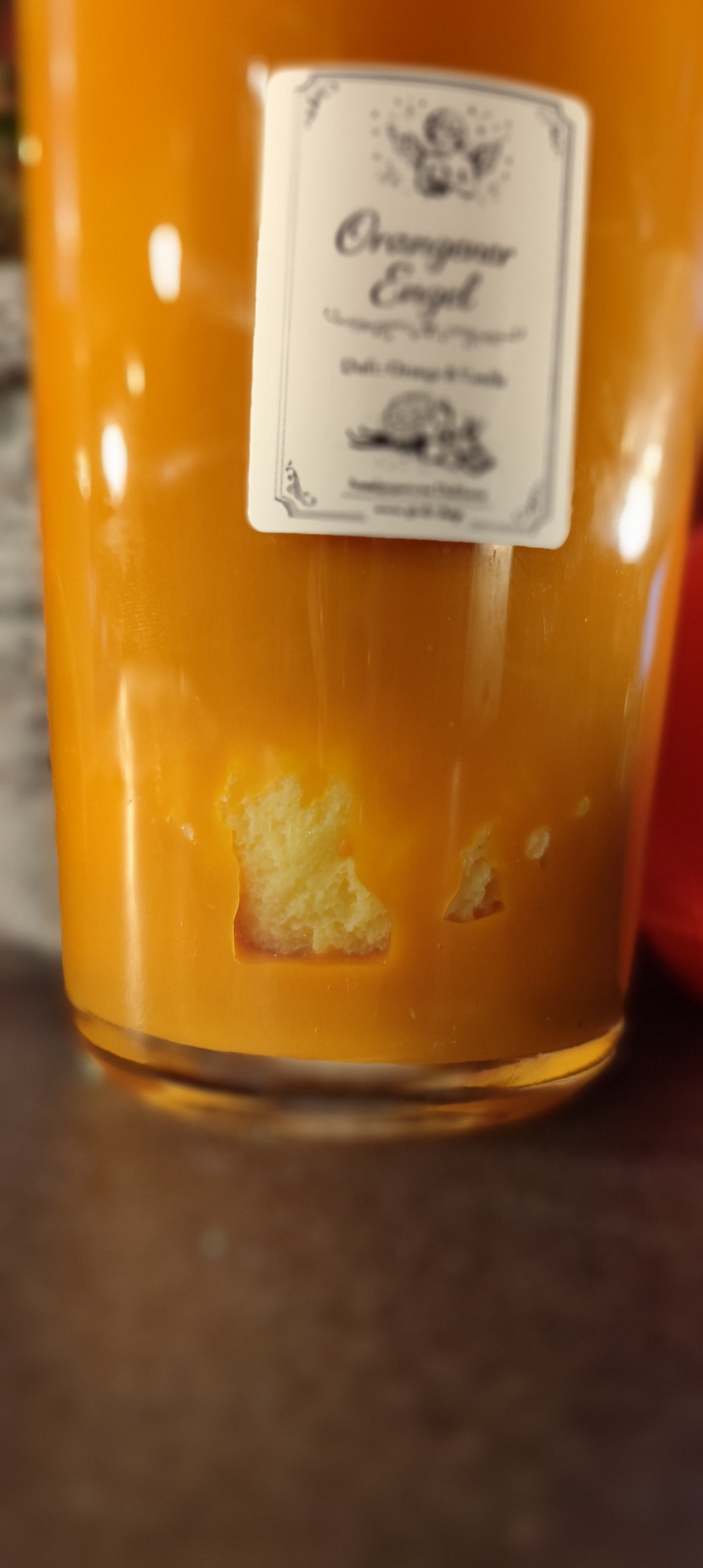Sojawachskerze „Orangener Engel“ – Duft Orange & Vanille