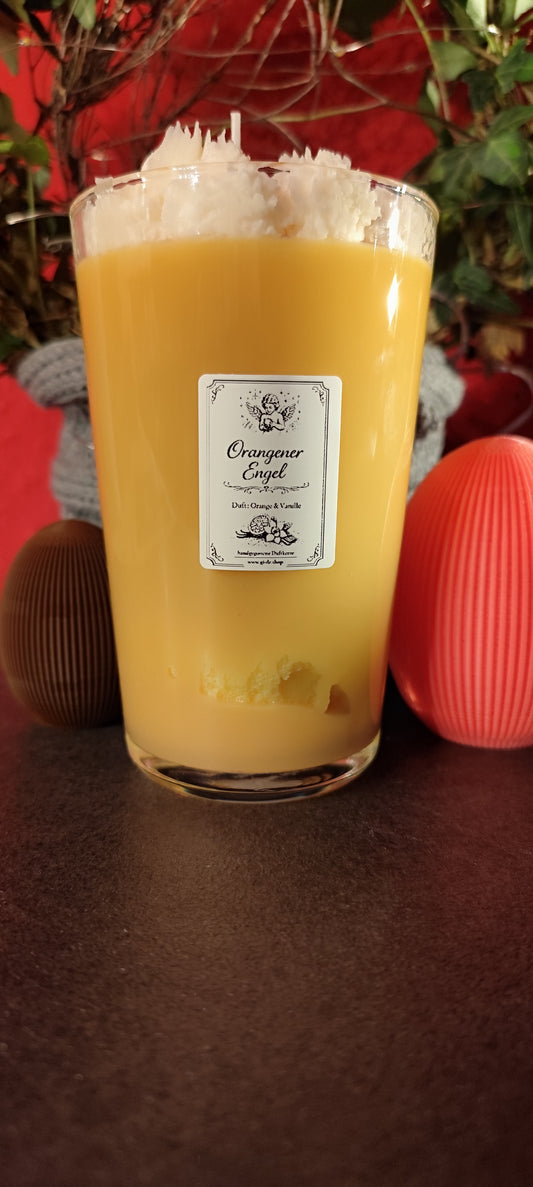 Soy wax candle “Orange Angel” – Orange & Vanilla scent