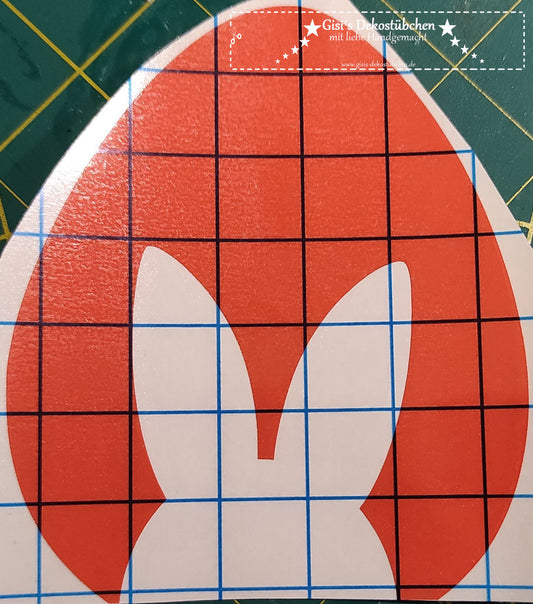 Vinyl Sticker/Decal Egg with Bunny
