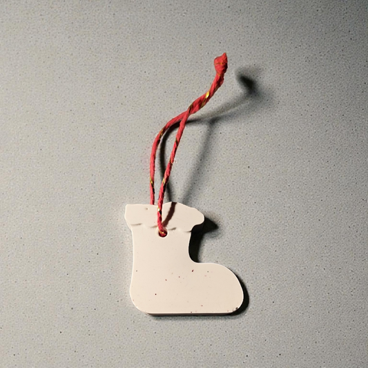 Boots, ceramic Christmas decorations, Christmas tree ornaments, home decor