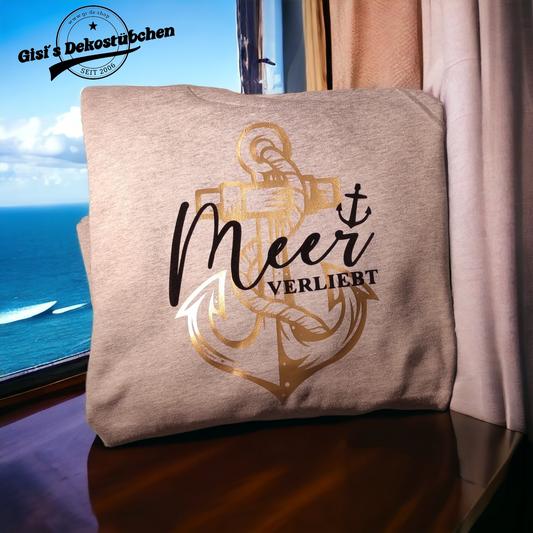 Sweatshirt Jacket Sea in Love Women's