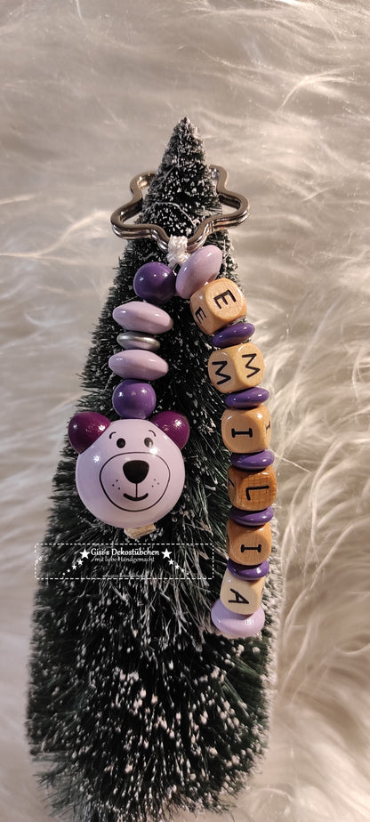 Teddy bag charm/keychain