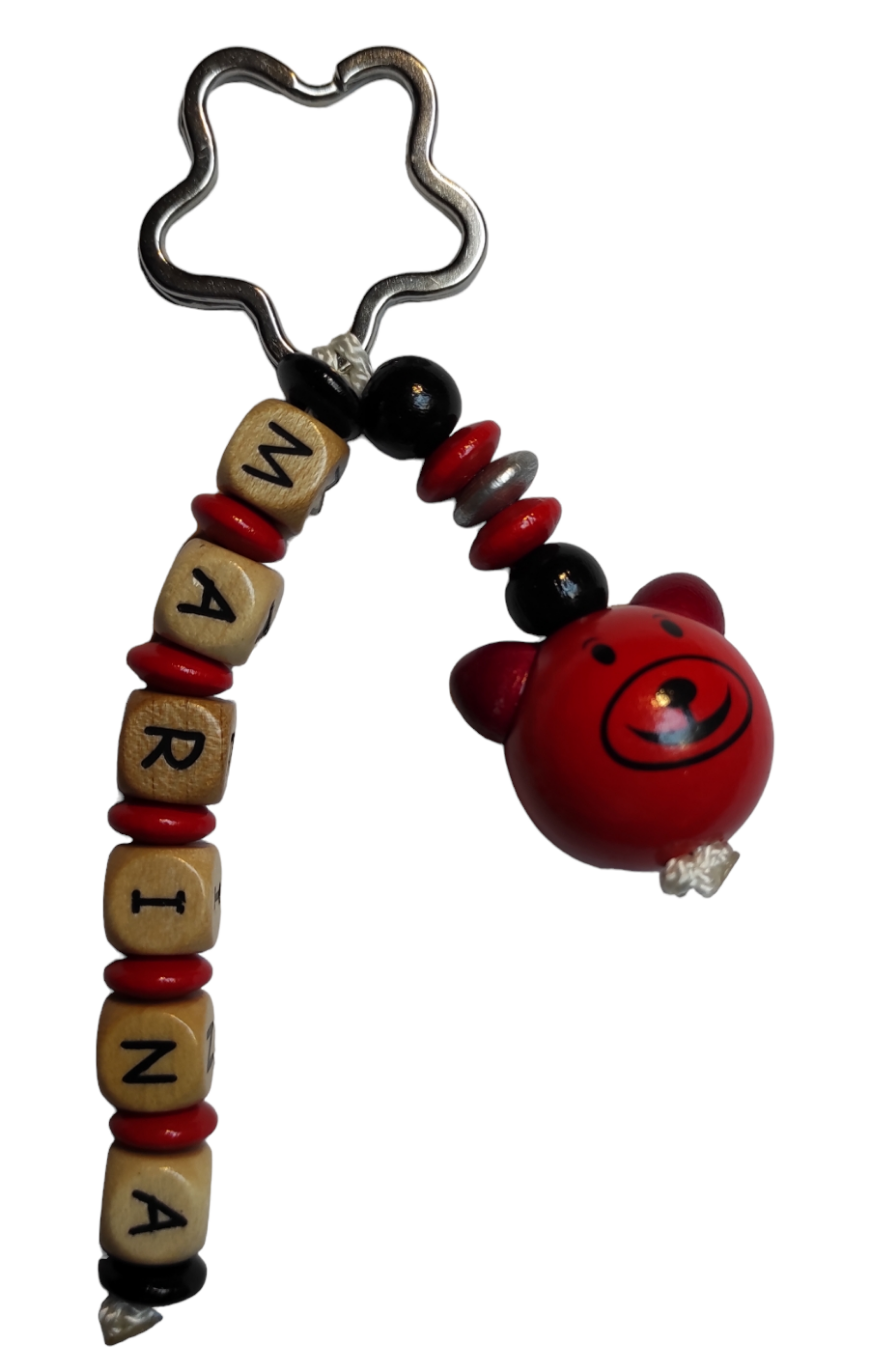 Teddy bag charm/keychain