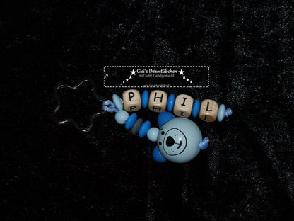 Teddy bag charm/keychain