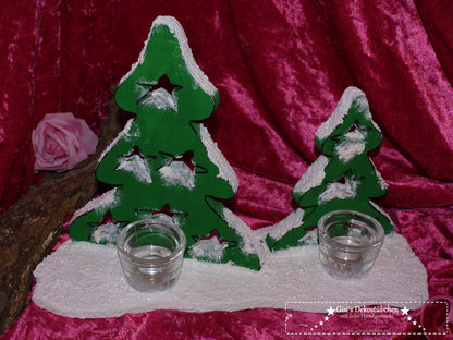 Tealight holder - Christmas tree
