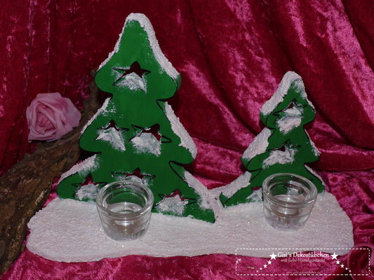 Tealight holder - Christmas tree