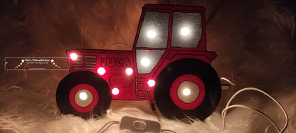 Tractor wall lamp night light with LED